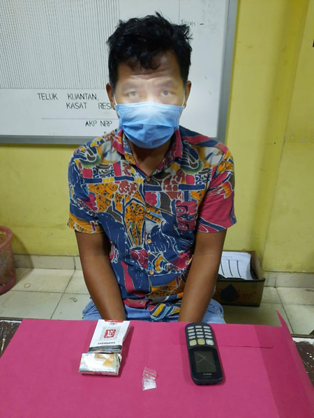 Simpan Paket Sabu, Pemuda Asal Muara Lembu Diamankan Sat Resnarkoba Polres Kuansing